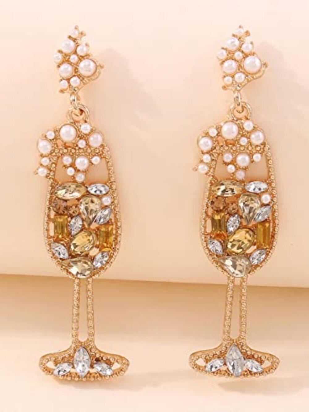 Champagne Earrings for Women Champagne Bottle Earring Wine Earrings Wine